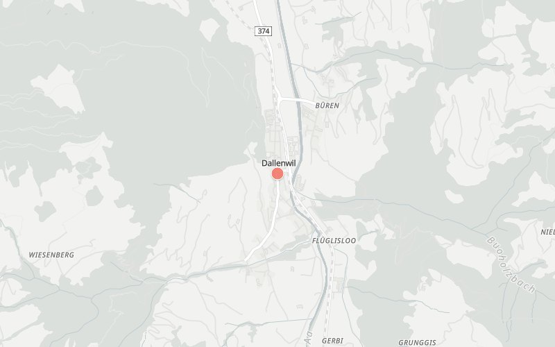 Karte von Dallenwil mit 1 Restaurants, die heute ein Mittagsmenü haben