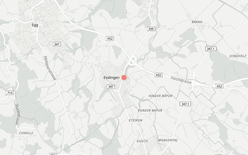 Karte von Esslingen mit 1 Restaurants, die heute ein Mittagsmenü haben