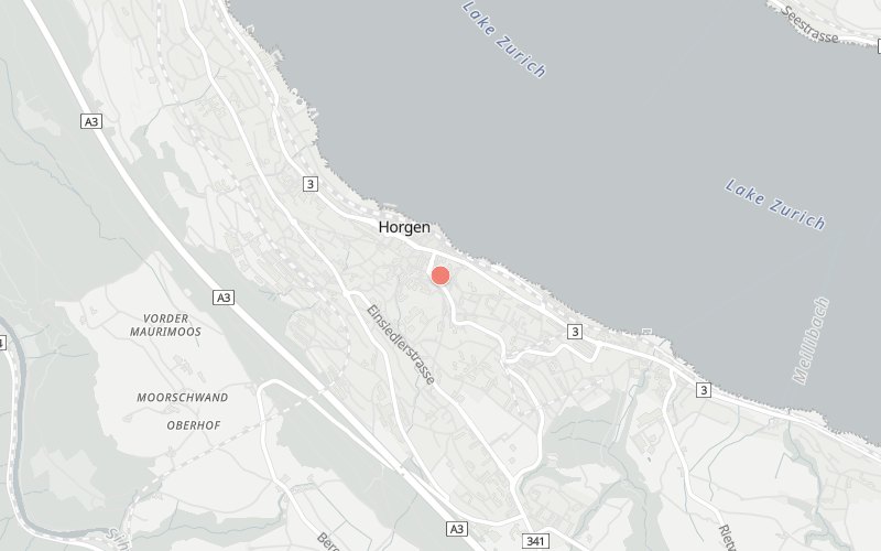 Karte von Horgen mit 1 Restaurants, die heute ein Mittagsmenü haben