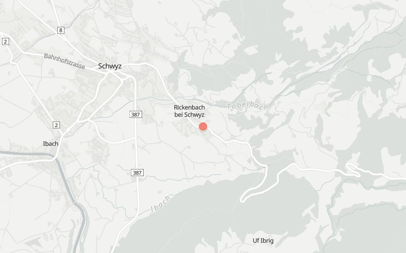 Karte von Rickenbach mit 1 Restaurants, die heute ein Mittagsmenü haben