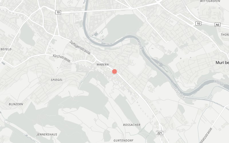 Karte von Wabern mit 1 Restaurants, die heute ein Mittagsmenü haben