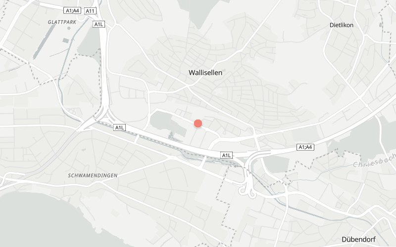 Karte von Wallisellen mit 1 Restaurants, die heute ein Mittagsmenü haben