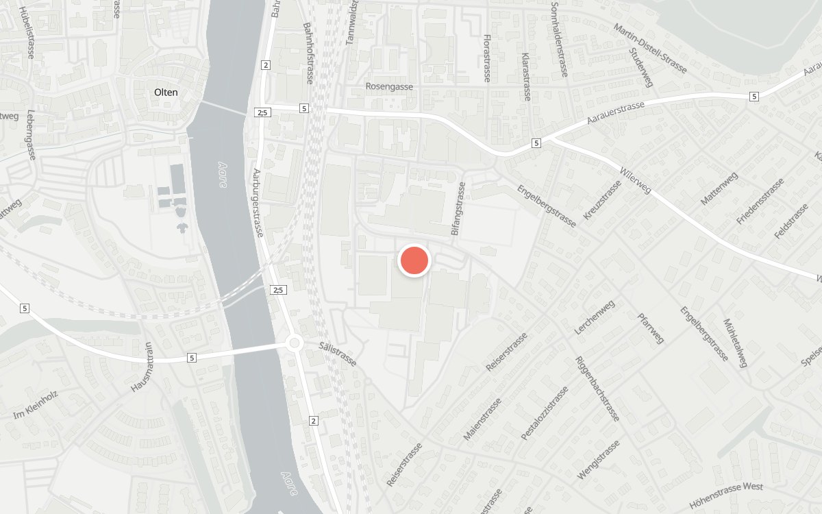 Karte: Pure, Riggenbachstrasse 10, 4600 Olten