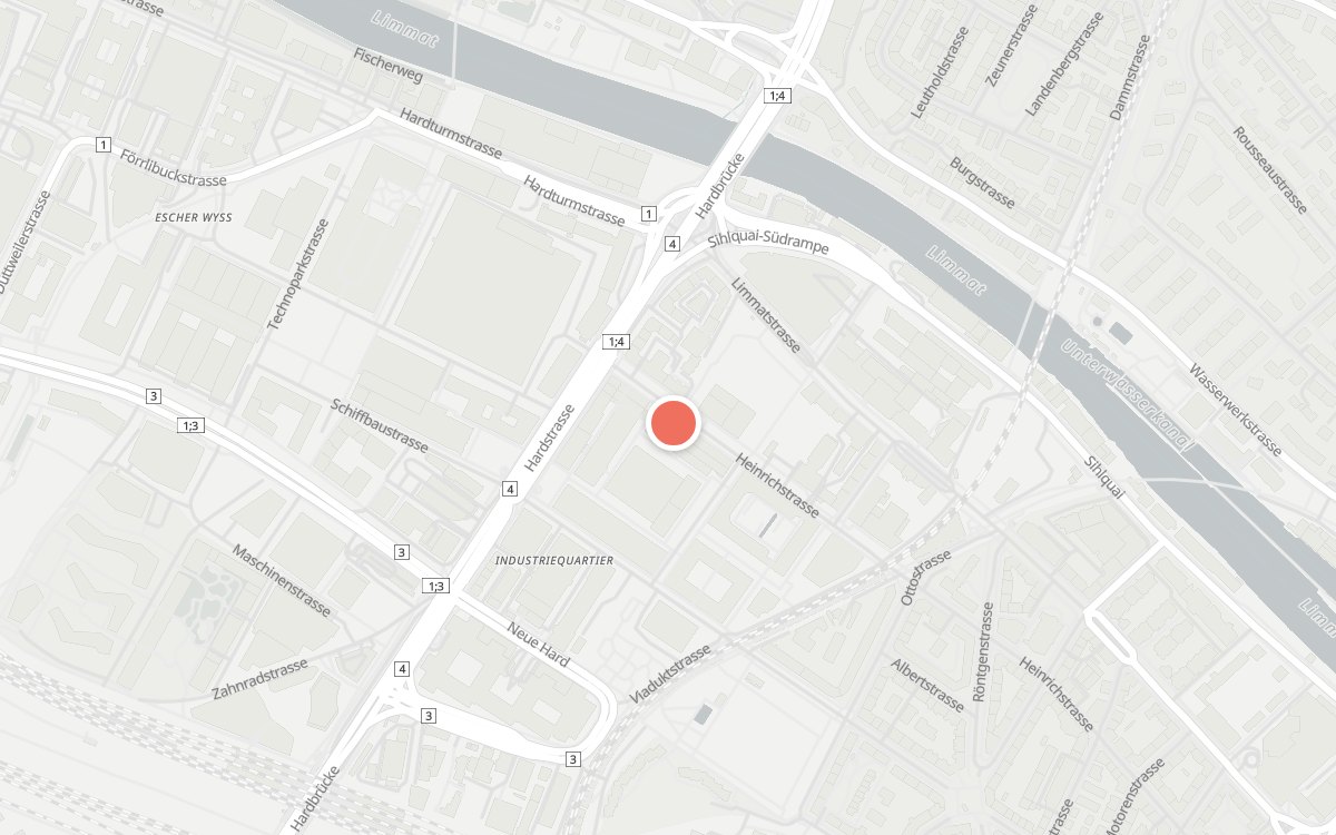 Karte: Kitchen Republic, Heinrichstrasse 239, 8005 Zürich