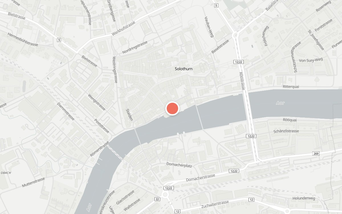 Karte: Kreuz, Kreuzgasse 4, Solothurn