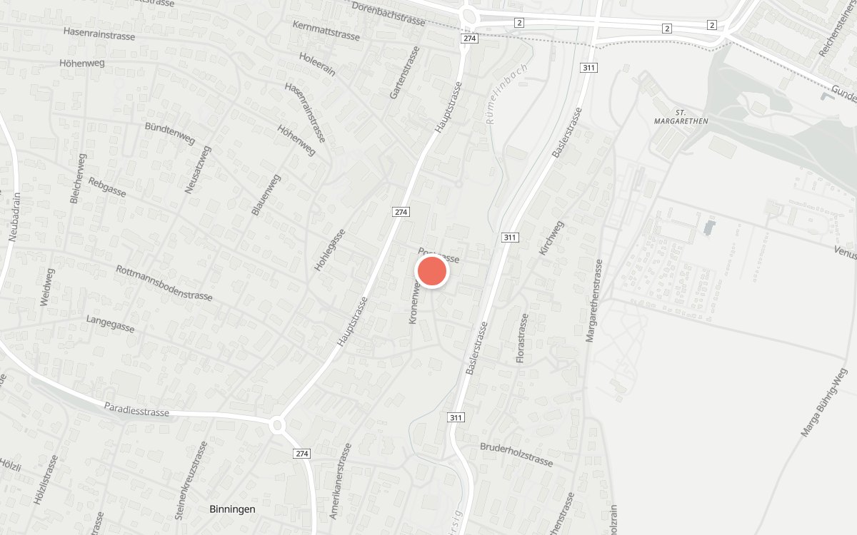 Karte: Baselbieter, Postgasse 3, 4102 Binningen