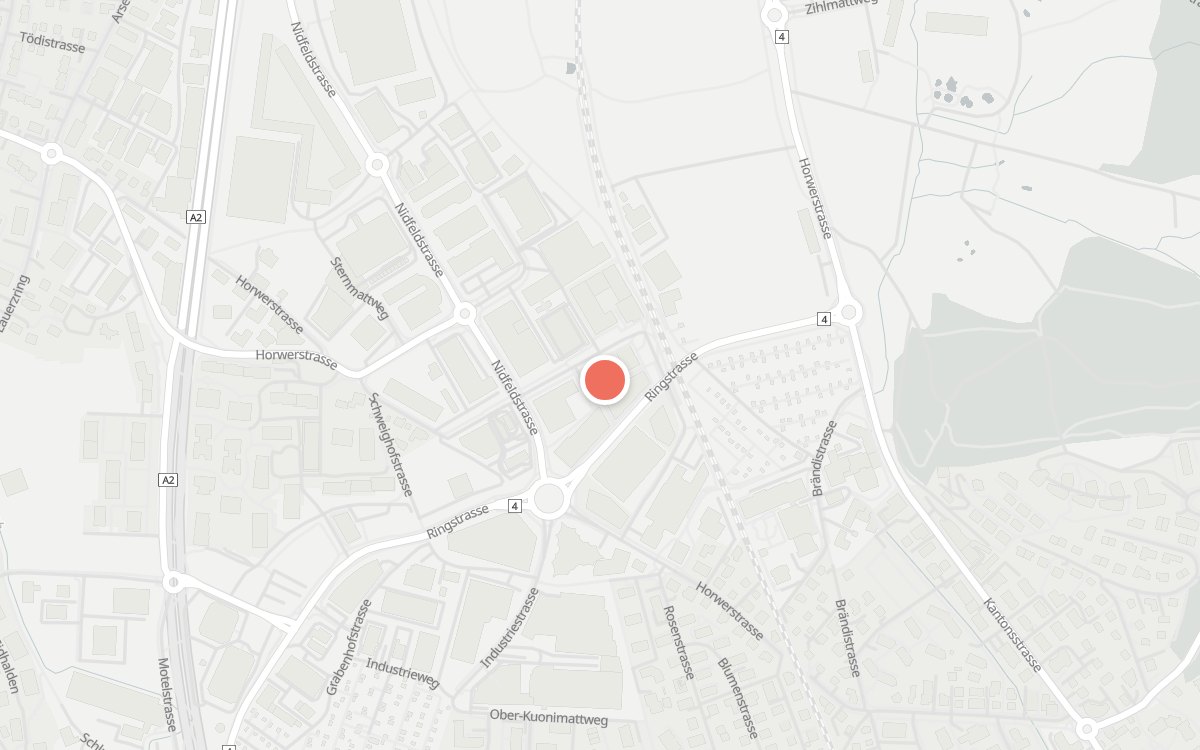 Karte: Café Fanus, Am Mattenhof 8, 6010 Kriens
