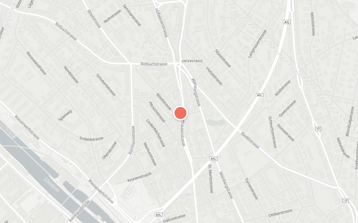 Karte: Wüst Bäckerei, Schaffhauserstrasse 21, 8006 Zürich