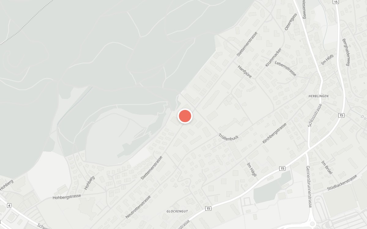 Karte: Bistro La Résidence, Stettemerstrasse, 8207 Schaffhausen