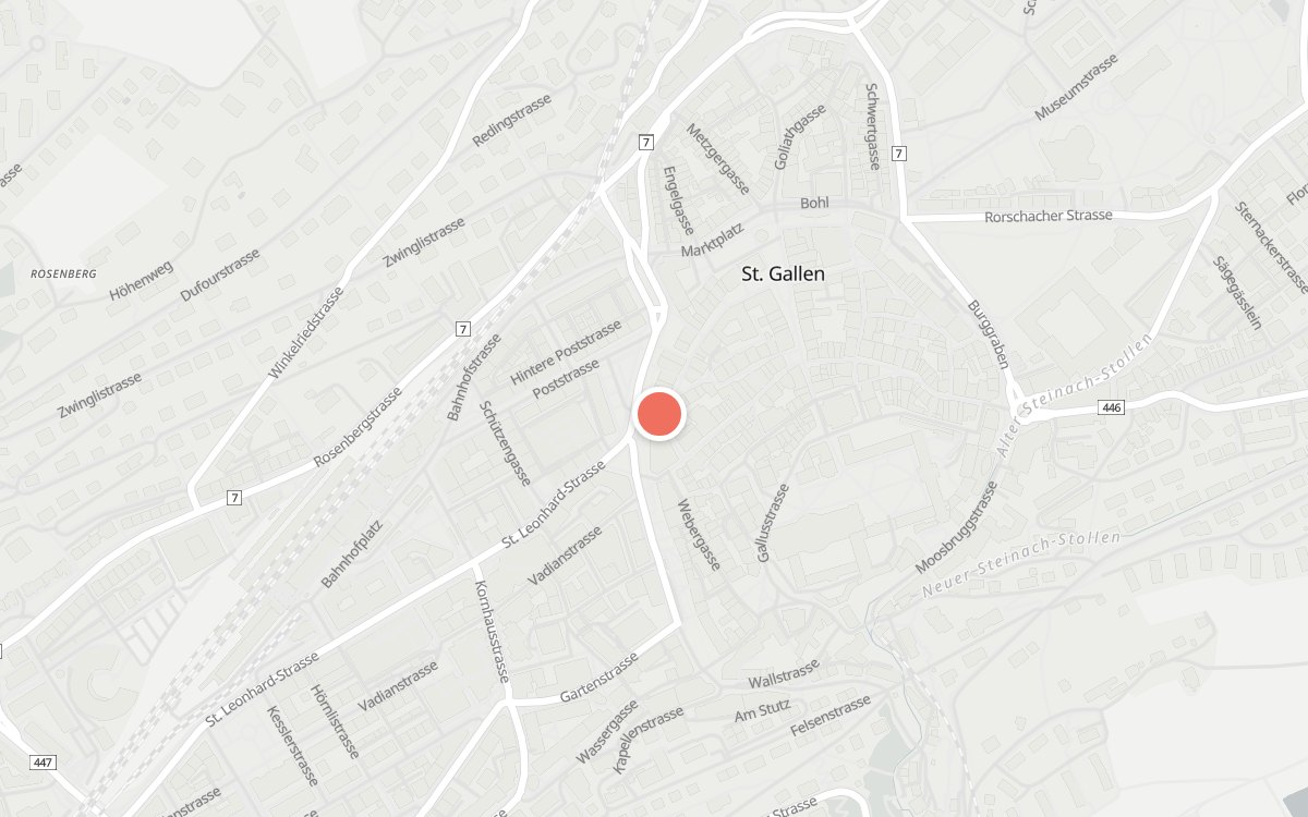 Karte: Cento Grammi, Neugasse 46, 9000 St.Gallen