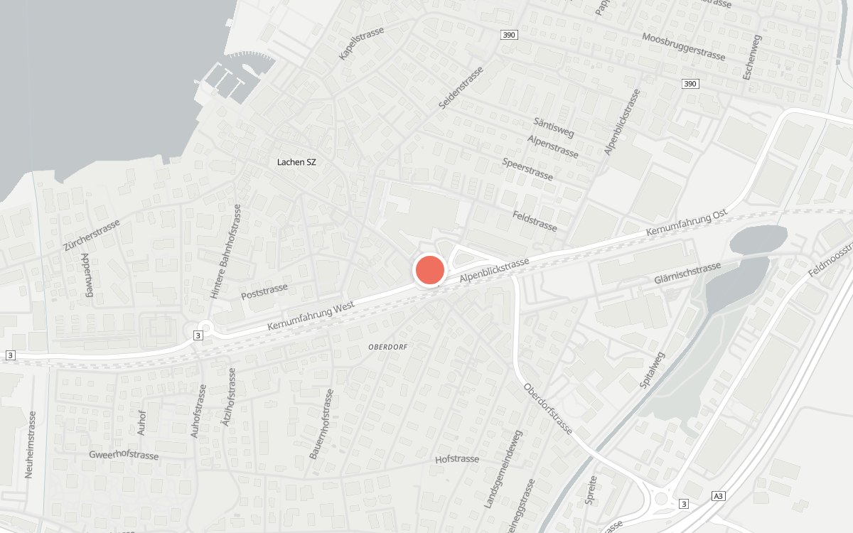 Karte: Ristorante Caminetto, Oberdorfstrasse 15, 8853 Lachen SZ