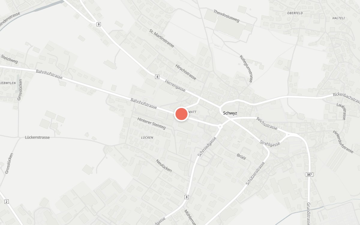 Karte: Hofmatt, Zeughausstrasse 7, Schwyz