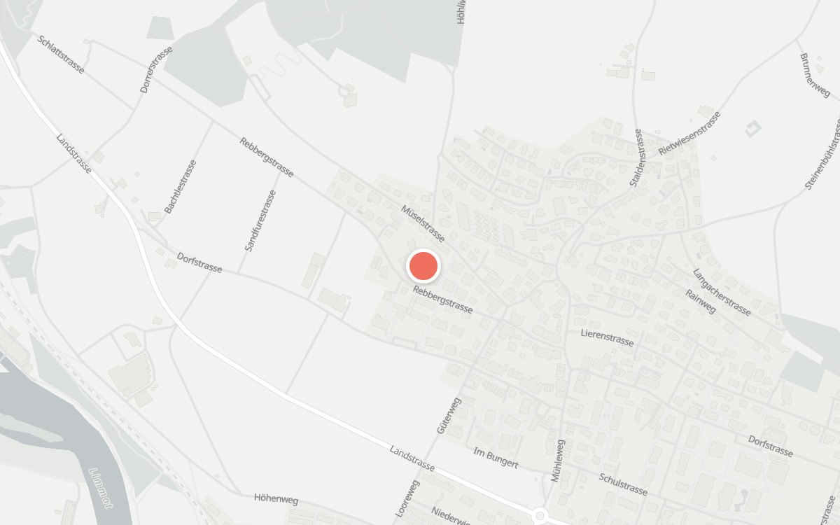Karte: Bistro Soleil, Rebbergstrasse 18, 5417 Untersiggenthal