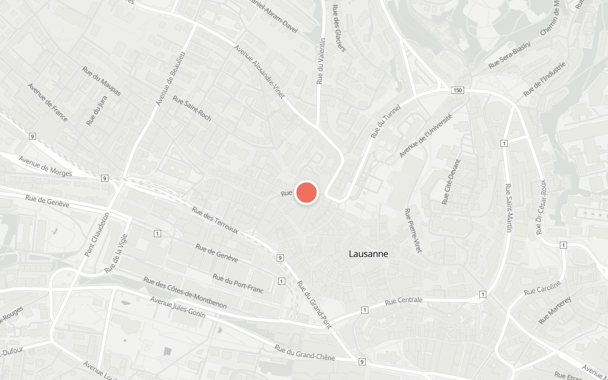 Plan : Le Pointu, Rue Neuve 2, 1003 Lausanne