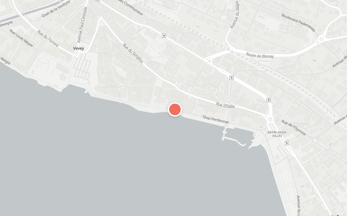 Plan : KJU, Quai Perdonnet 22bis, 1800 Vevey