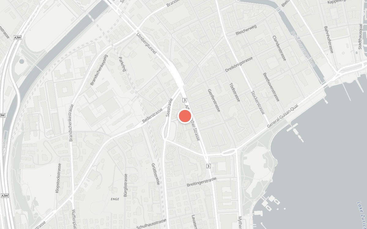 Karte: Garibaldi, Gotthardstrasse 62, 8002 Zürich