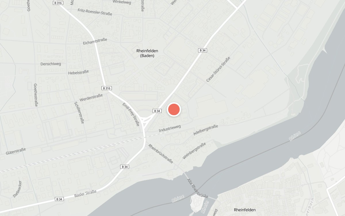 Karte: China Restaurant Fudu, Alte Landstraße, 79618 Rheinfelden