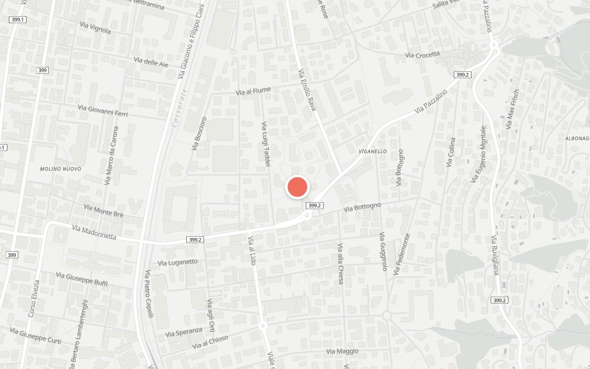 Mappa: Bistrot Vecchio Torchio, Lugano