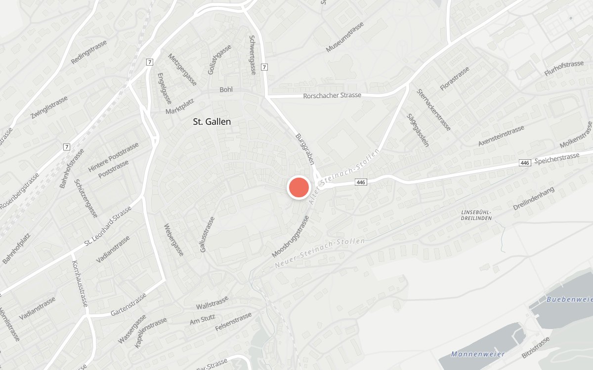 Karte: Gaststuben zum Schlössli, Zeughausgasse 17, 9000 St. Gallen