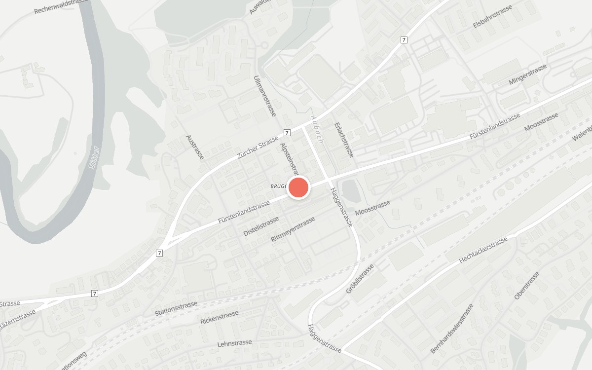 Karte: broggepark, Alpsteinstrasse 3, 9014 St.Gallen