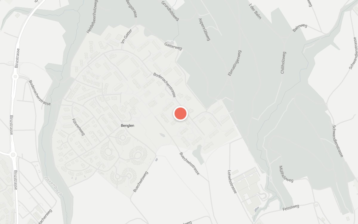 Karte: Pizzakurier Italia, Bodenacherstrasse 64, 8121 Benglen
