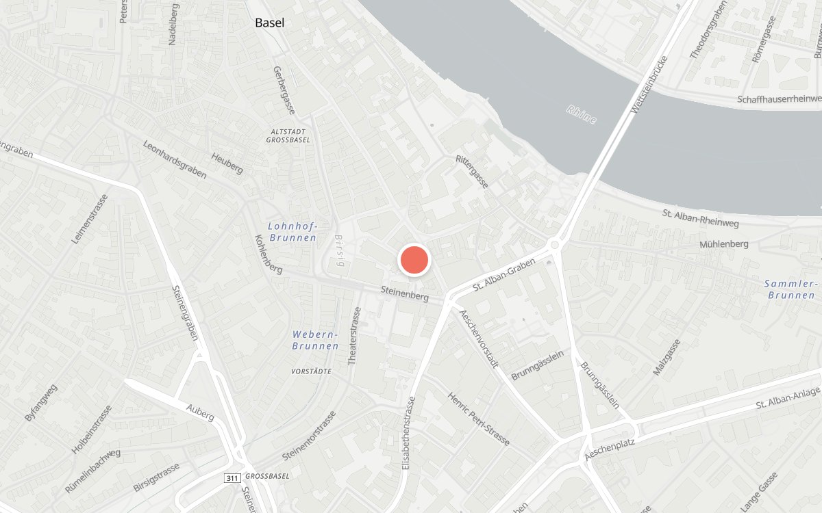 Karte: Kafka am Strand, Barfüssergasse 3, Basel
