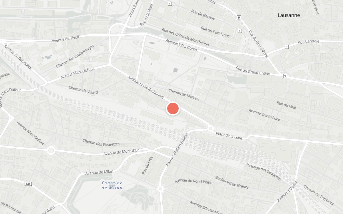 Plan : L'Impression, 1003 Lausanne
