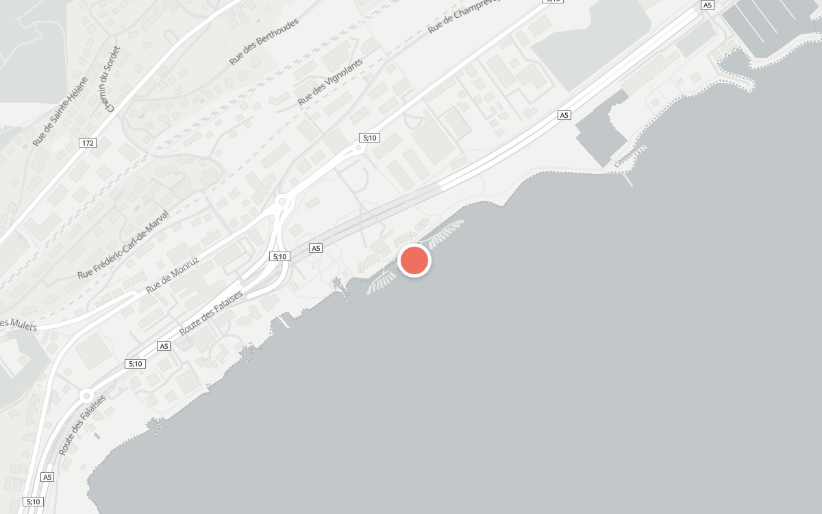 Plan : Palafitte, Route des Gouttes d'Or 2, 2000 Neuchâtel