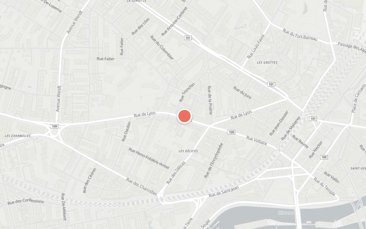 Plan : Fujiyama, Rue de Lyon 42, 1203 Genève