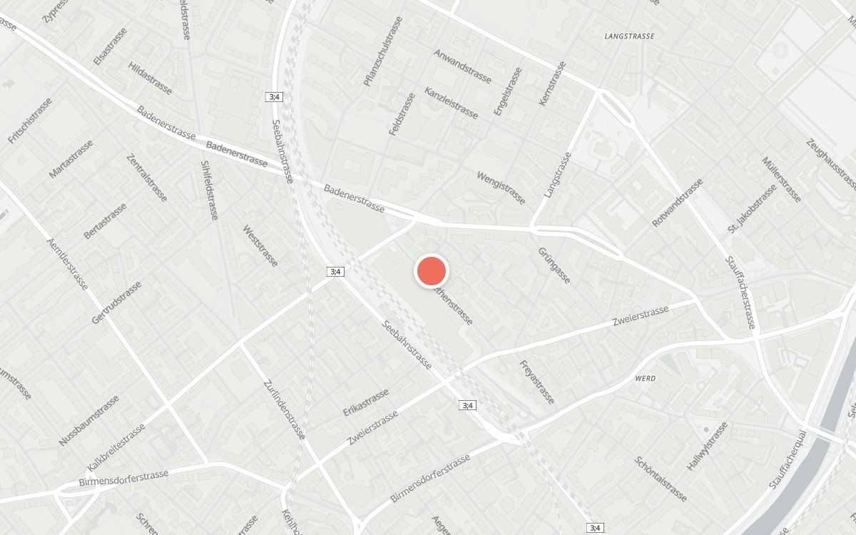 Karte: di Lenardo, Elisabethenstrasse 28, 8004 Zürich