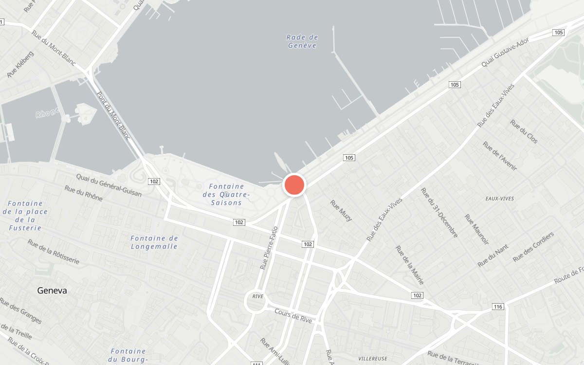 Plan : Monsieur Ador, Quai Gustave-Ador 1, 1207 Genève