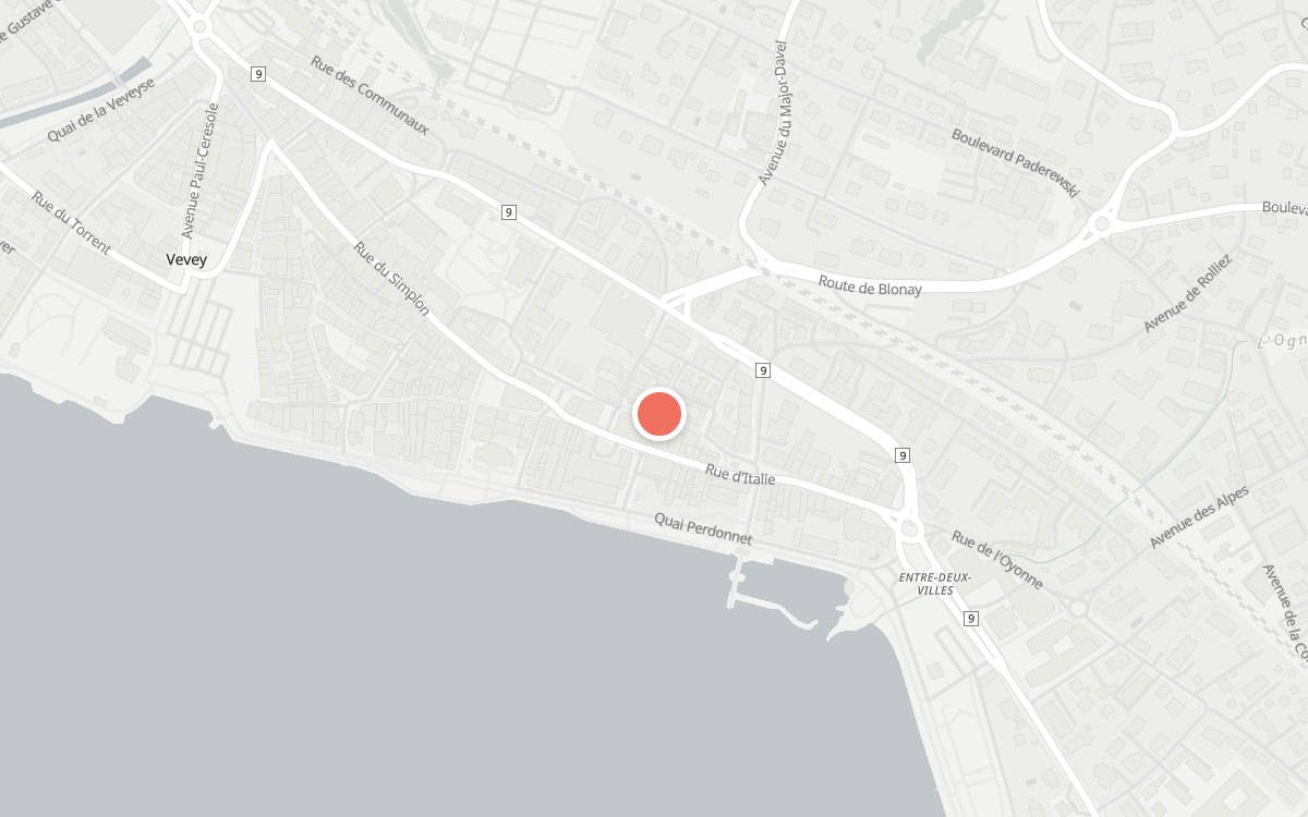 Plan : A la Valsainte, Rue du Collège 22, 1800 Vevey