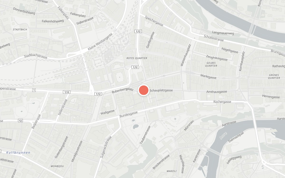 Karte: Ristorante NIDO, Spitalgasse 47-51, 3001 Bern