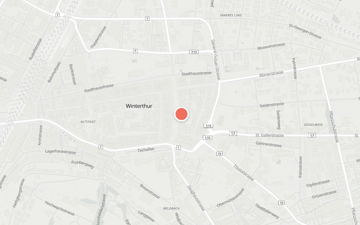 Karte: El Volcancito, Oberer Graben 22, 8400 Winterthur
