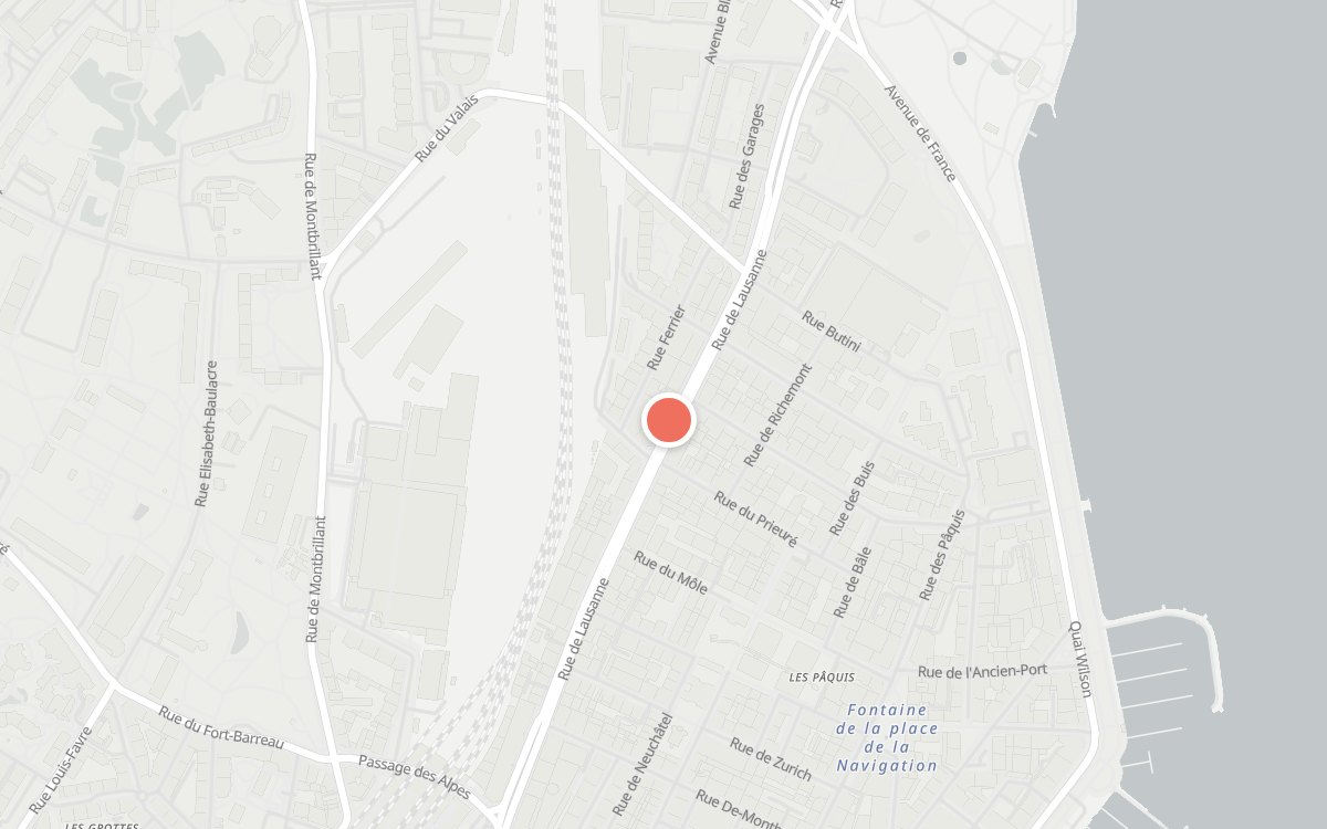 Plan : Zé-do-Pipo, Rue de Lausanne 57, 1202 Genève