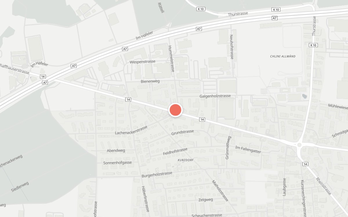 Karte: Konditorei Bäckerei Schatt, Frauenfeld
