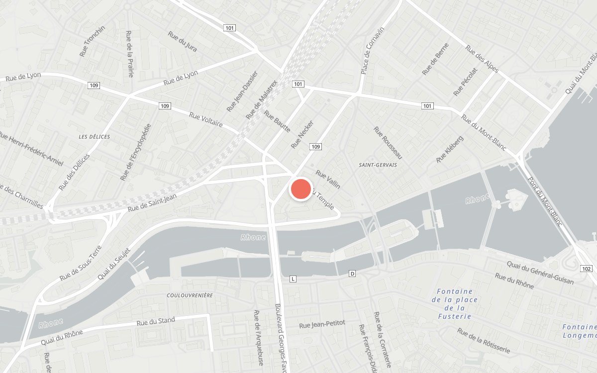Plan : La réplique, Rue du Temple 5, 1201 Genève