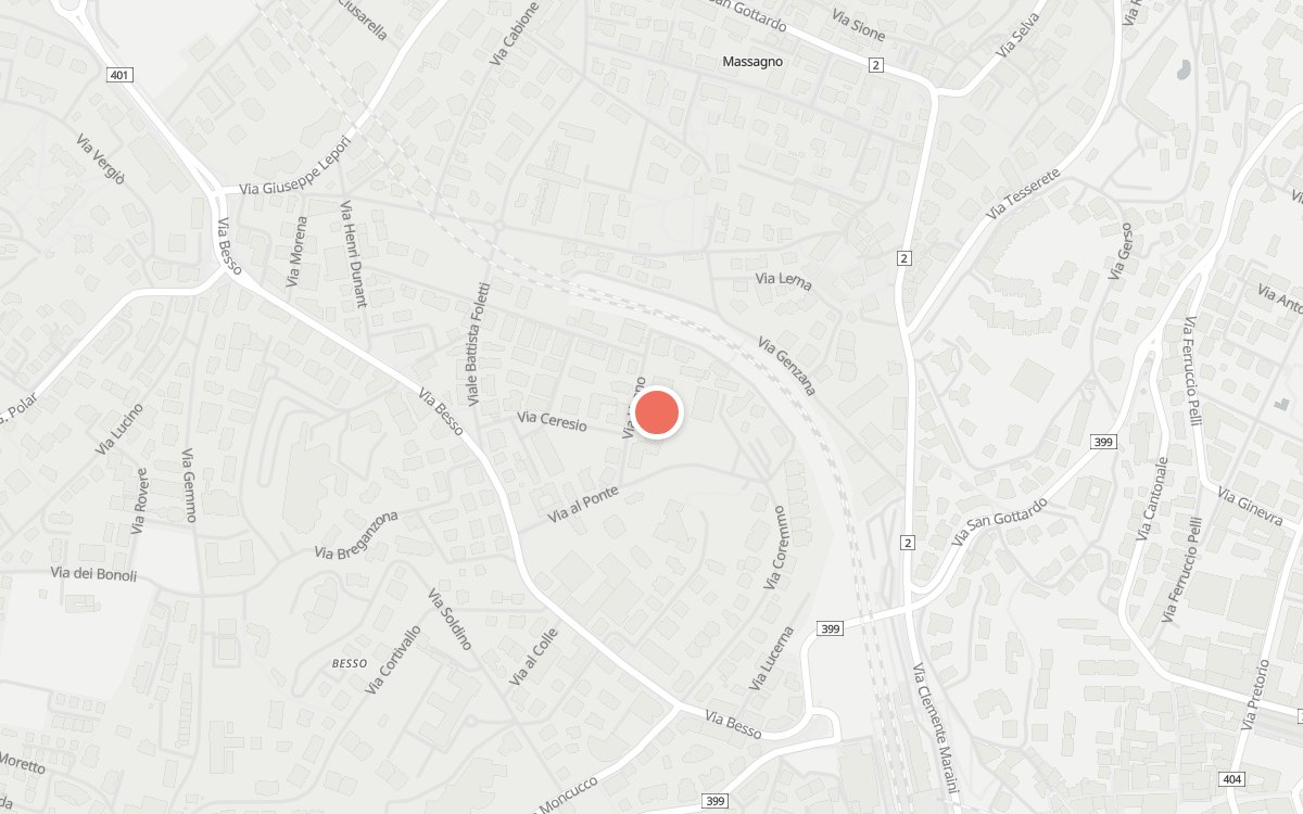 Mappa: La Gardenia, Lugano
