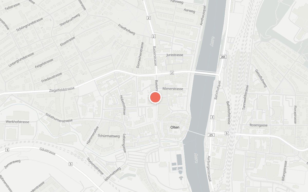 Karte: Ristorante Olivo, Baslerstrasse 15, 4600 Olten