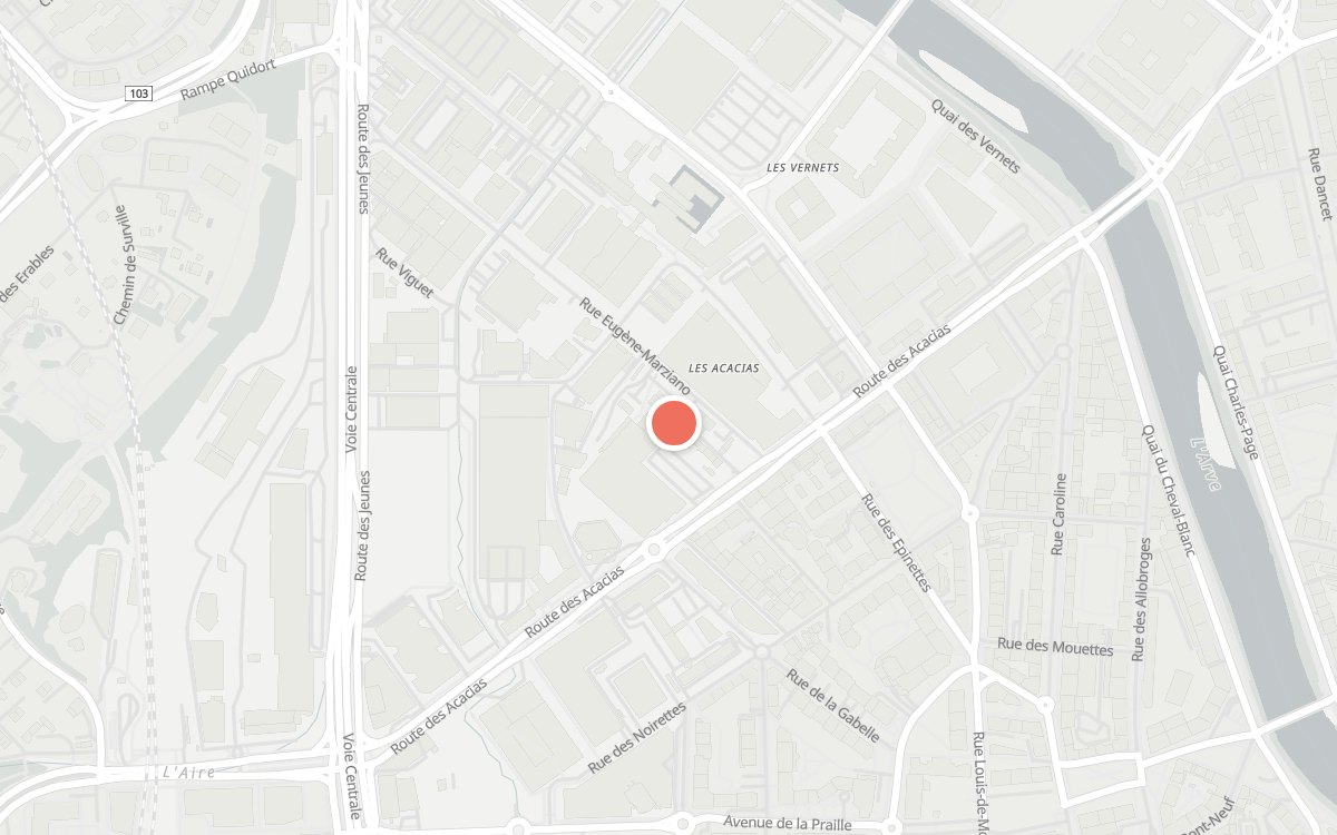 Plan : La Cantina Chez Marco, Genève