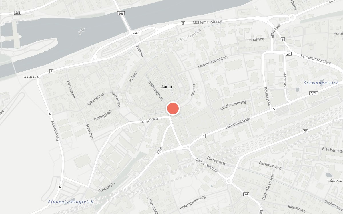 Karte: Thep Thai, Graben 36, Aarau