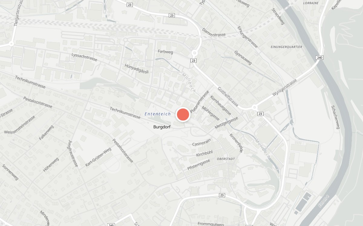 Karte: Artcafé, Burgdorf