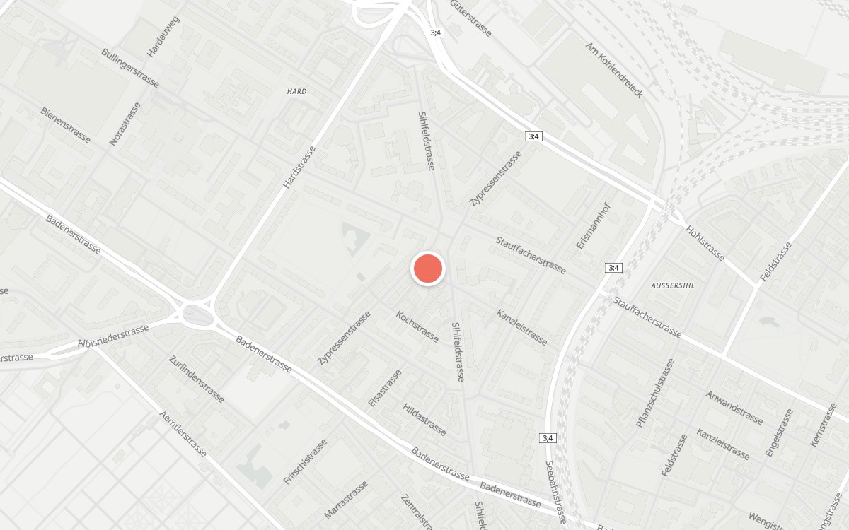 Karte: An Chay, Zypressenstrasse 94, 8004 Zürich