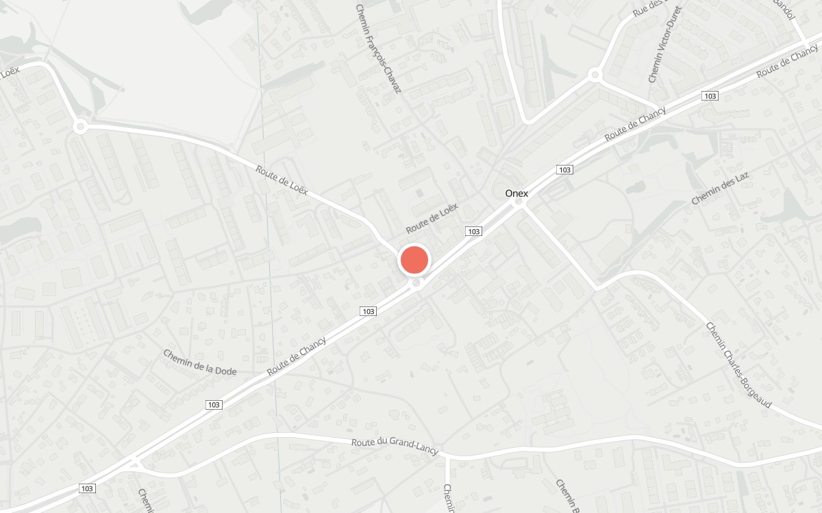 Plan : La Courte Paille, Chemin de l'Auberge 4, 1213 Onex