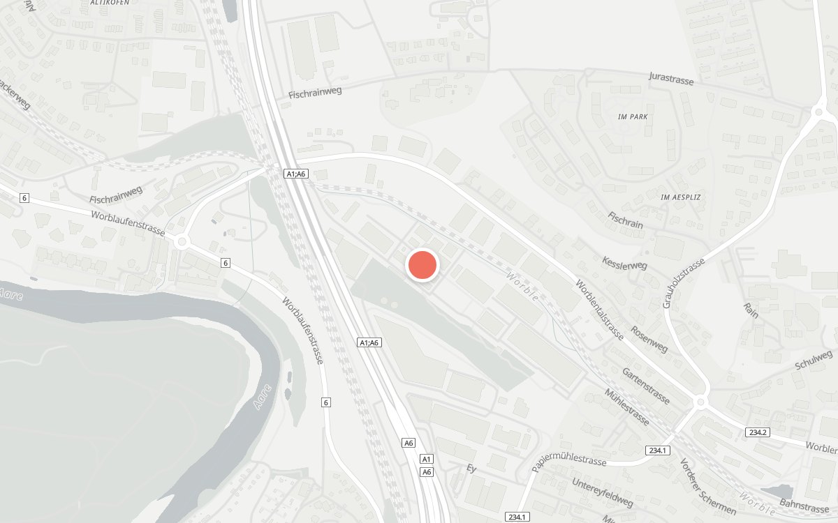 Karte: Azienda, Pulverstrasse 9h, 3063 Bern
