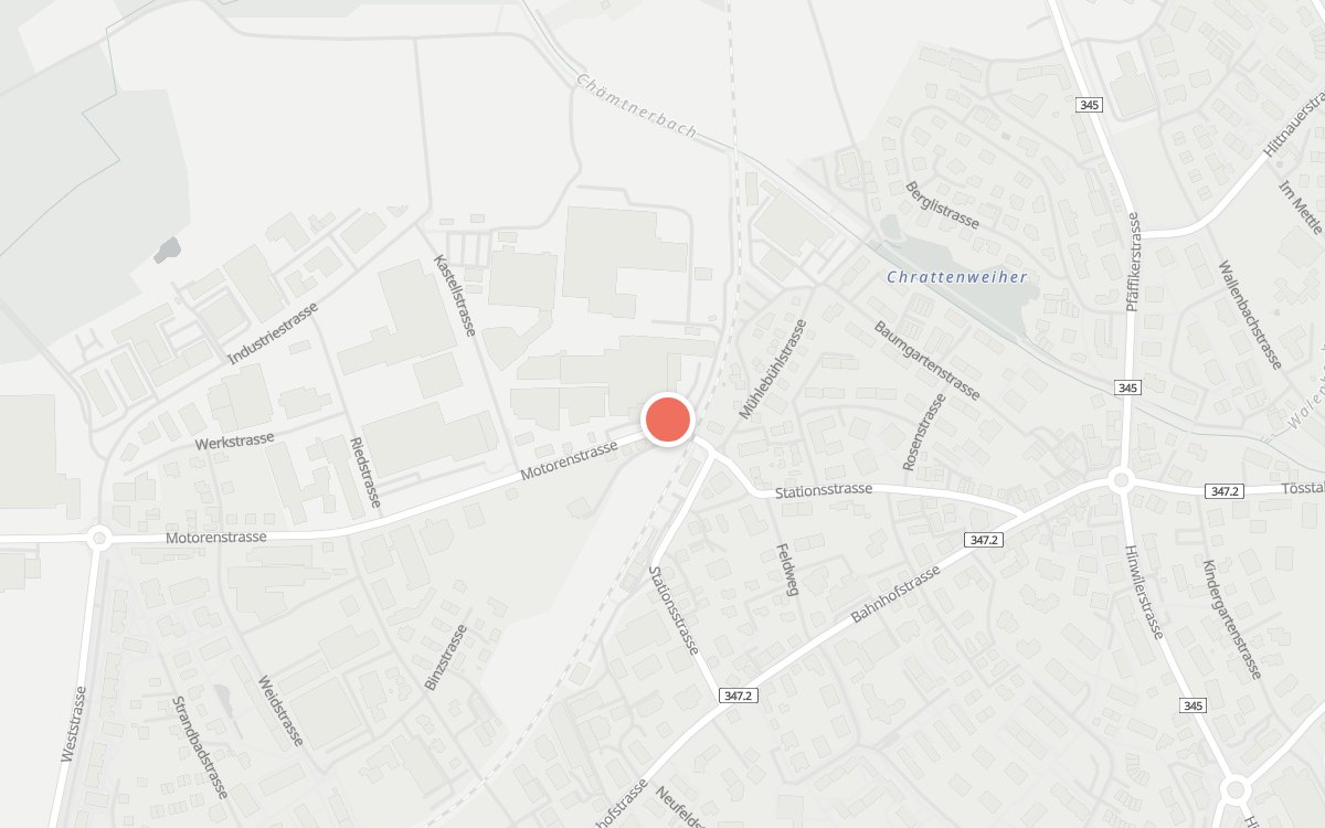 Karte: Steiner, Motorenstrasse 2, 8623 Wetzikon