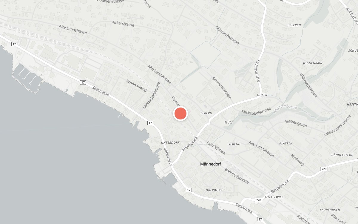 Karte: Steiner, Dammstrasse 22, 8708 Männedorf