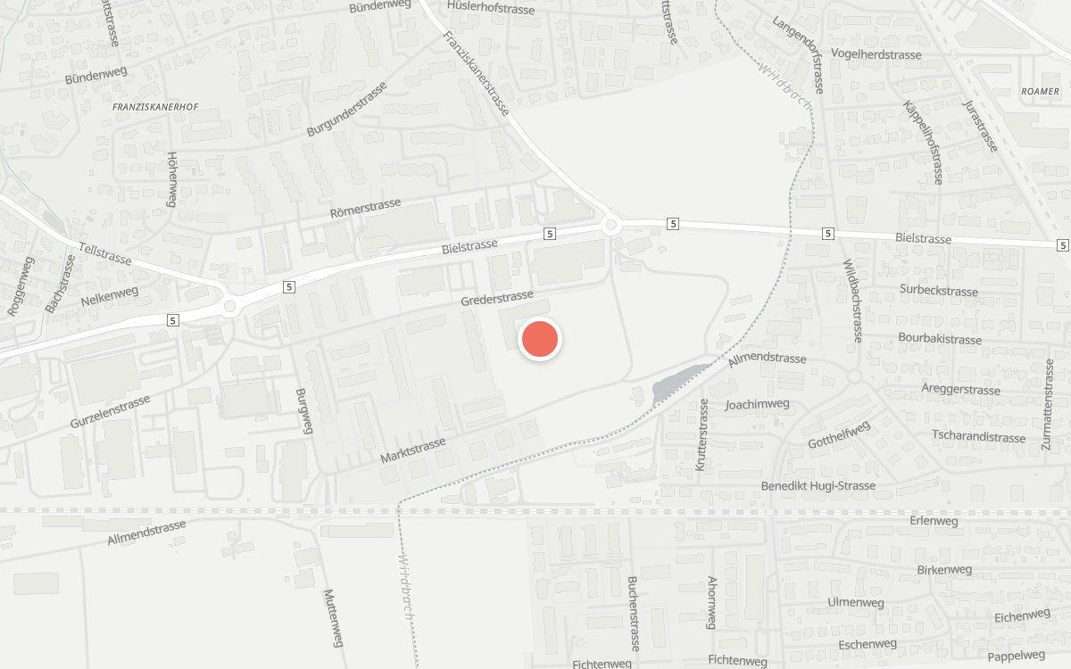 Karte: Zentrum Hofgarten, Grederstrasse 64, 4512 Bellach