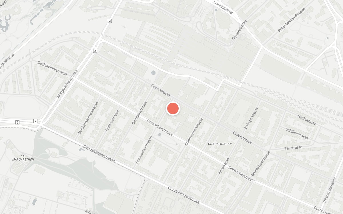 Karte: Miake, Sempacherstrasse 7, 4053 Basel