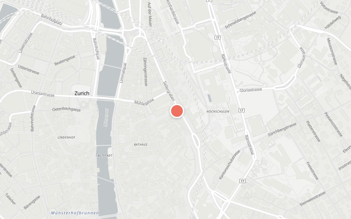 Karte: Rechberg, Zürich